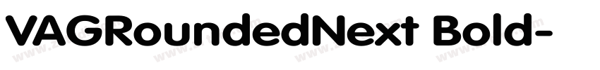 VAGRoundedNext Bold字体转换